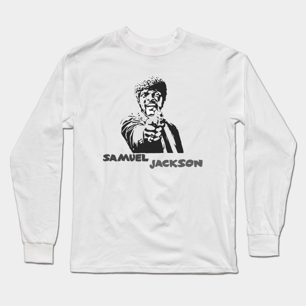 SAMUEL JACKSON T-Shirt Long Sleeve T-Shirt by paynow24